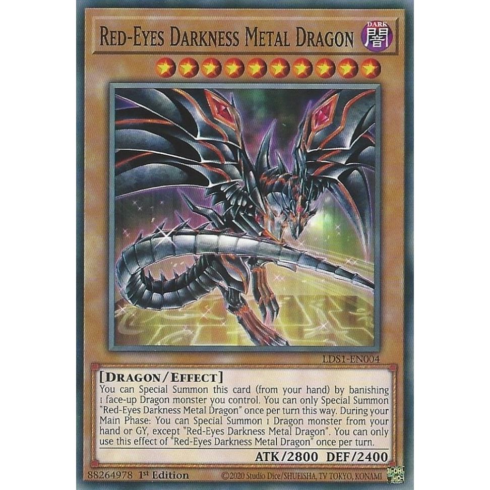 Image for Red-Eyes Darkness Metal Dragon (LDS1-EN004) (LDS1) - YuGiOh