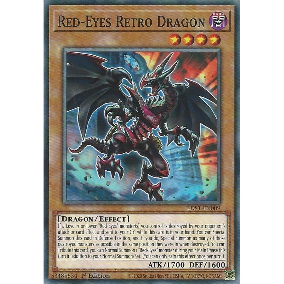 Image for Red-Eyes Retro Dragon (LDS1-EN009) (LDS1) - YuGiOh