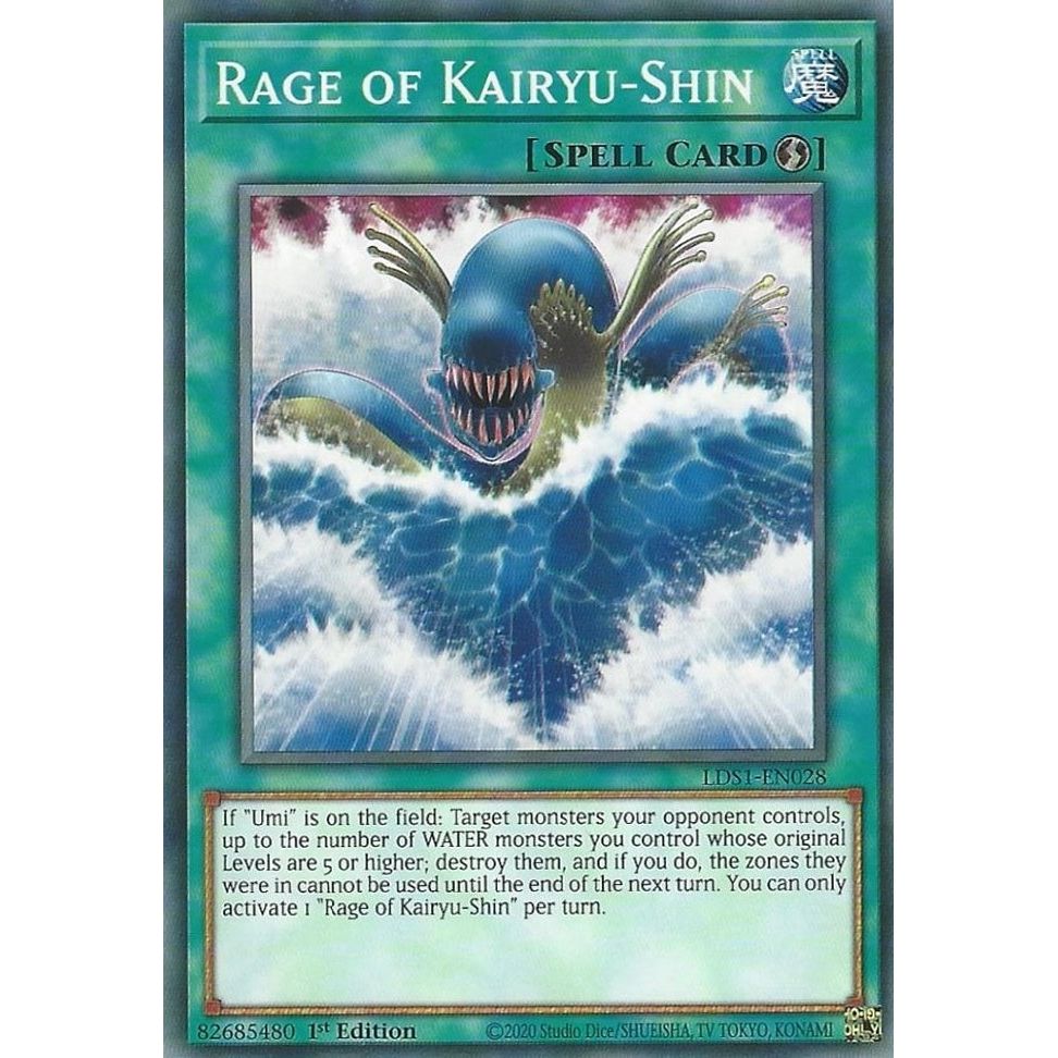 Image for Rage of Kairyu-Shin (LDS1-EN028) (LDS1) - YuGiOh