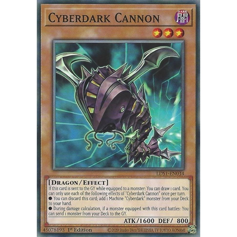Image for Cyberdark Cannon (LDS1-EN034) (LDS1) - YuGiOh