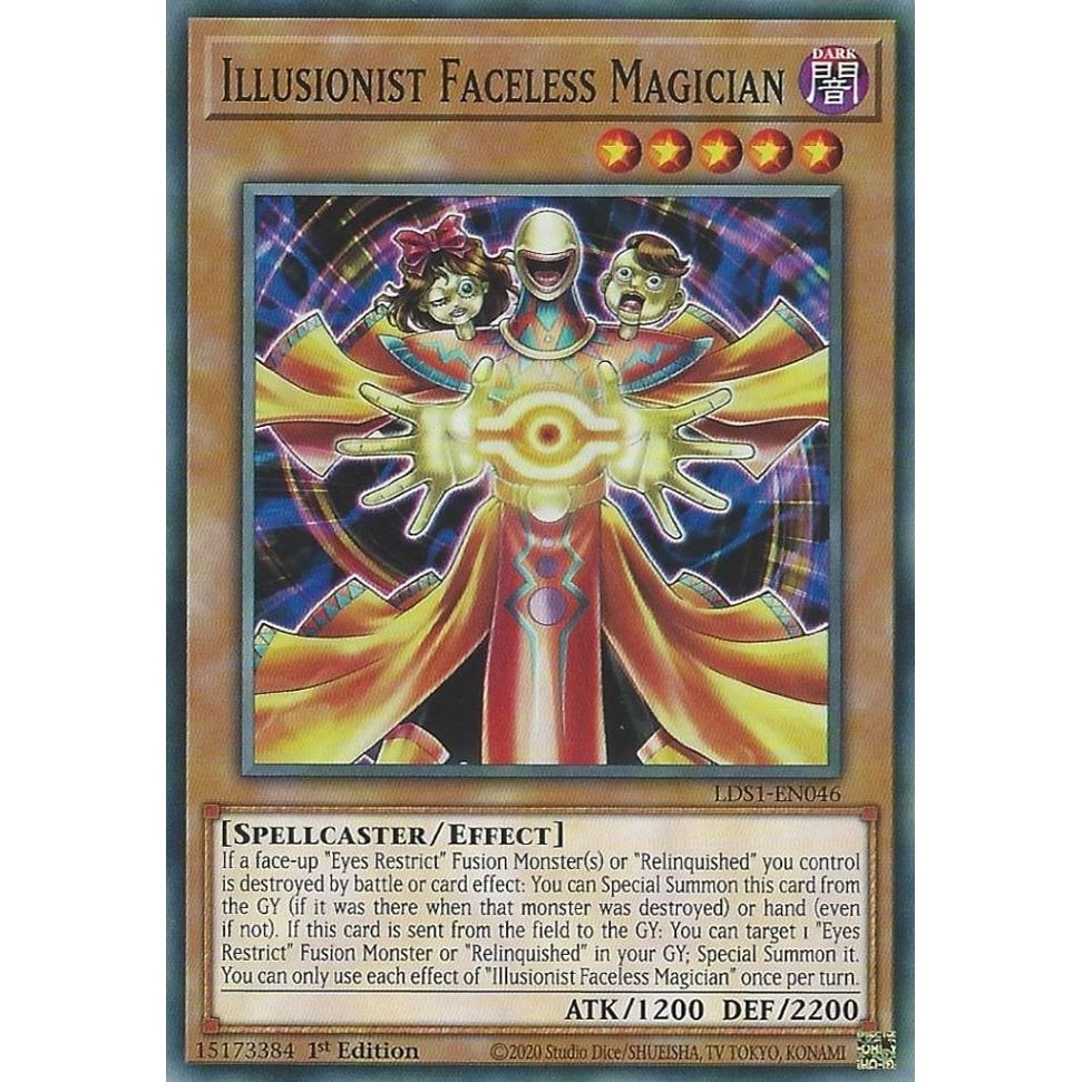 Image for Illusionist Faceless Magician (LDS1-EN046) (LDS1) - YuGiOh