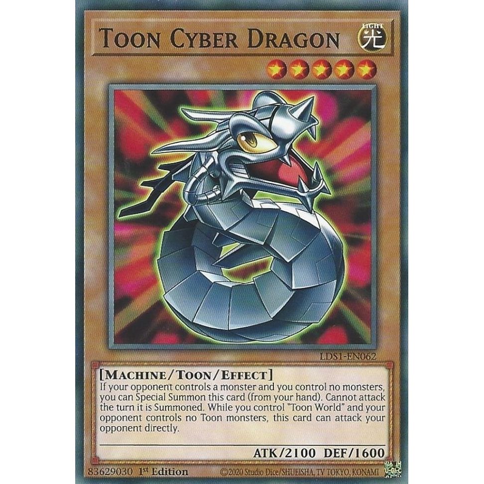 Image for Toon Cyber Dragon (LDS1-EN062) (LDS1) - YuGiOh