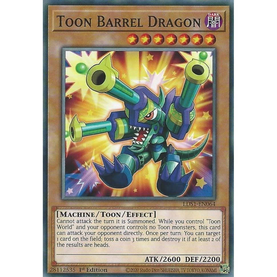 Image for Toon Barrel Dragon (LDS1-EN064) (LDS1) - YuGiOh