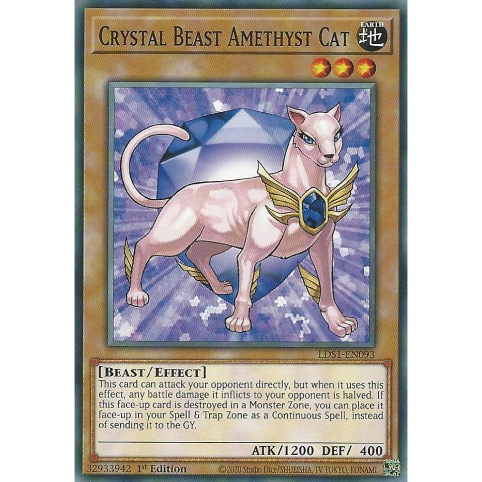 Image for Crystal Beast Amethyst Cat (LDS1-EN093) (LDS1) - YuGiOh
