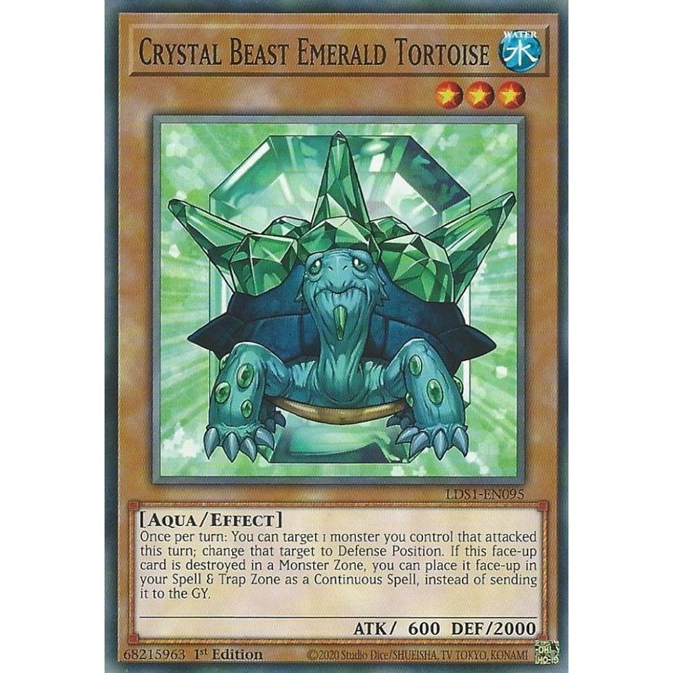 Image for Crystal Beast Emerald Tortoise (LDS1-EN095) (LDS1) - YuGiOh