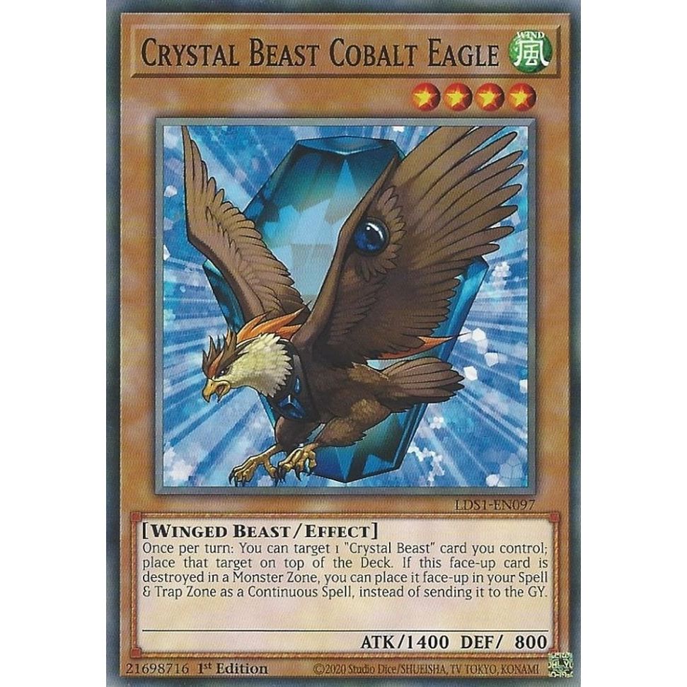 Image for Crystal Beast Cobalt Eagle (LDS1-EN097) (LDS1) - YuGiOh