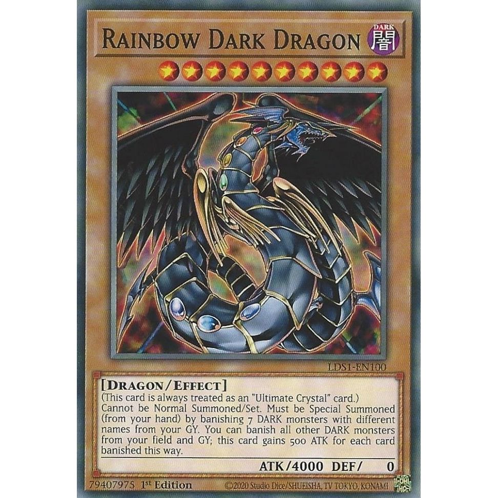 Image for Rainbow Dark Dragon (LDS1-EN100) (LDS1) - YuGiOh