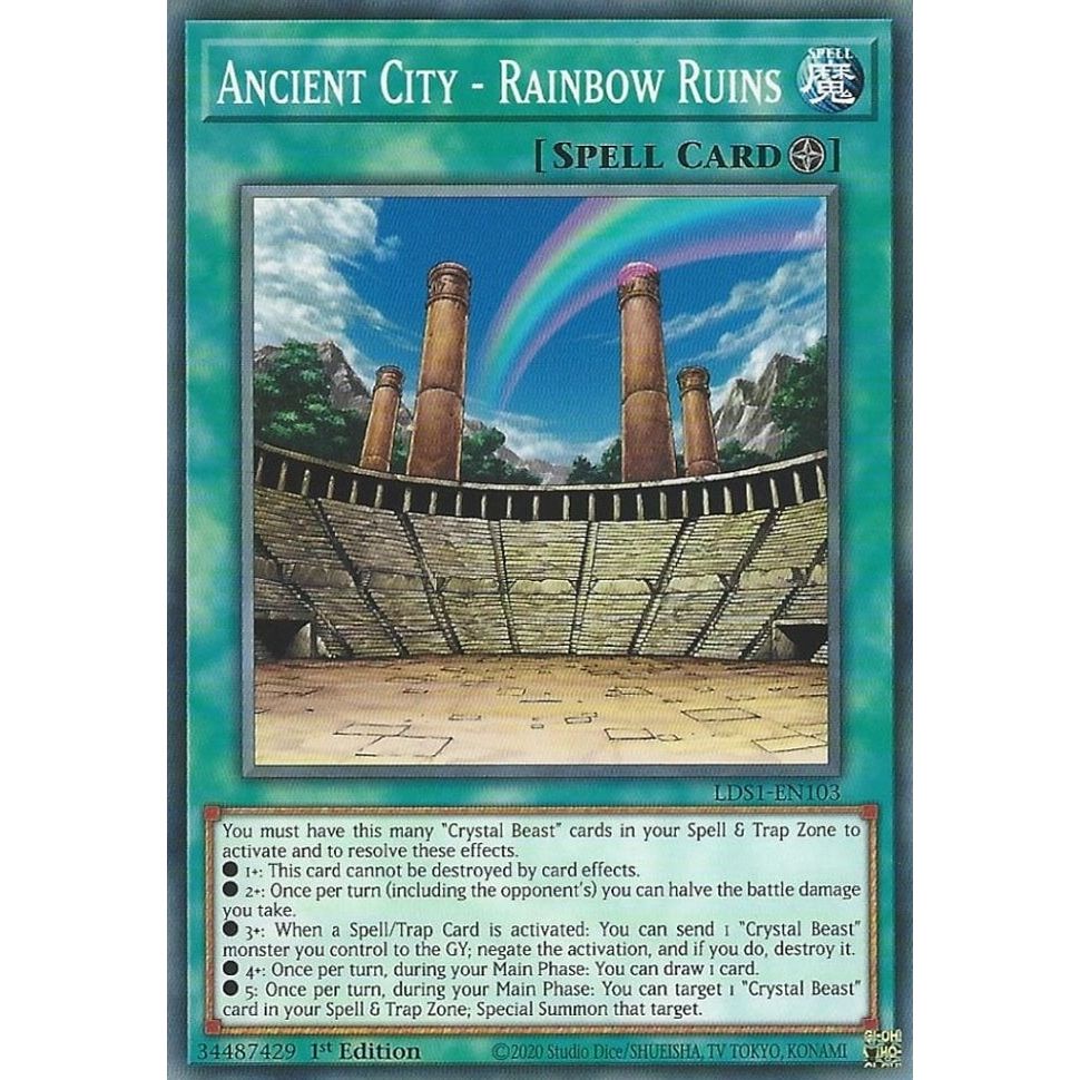 Image for Ancient City - Rainbow Ruins (LDS1-EN103) (LDS1) - YuGiOh