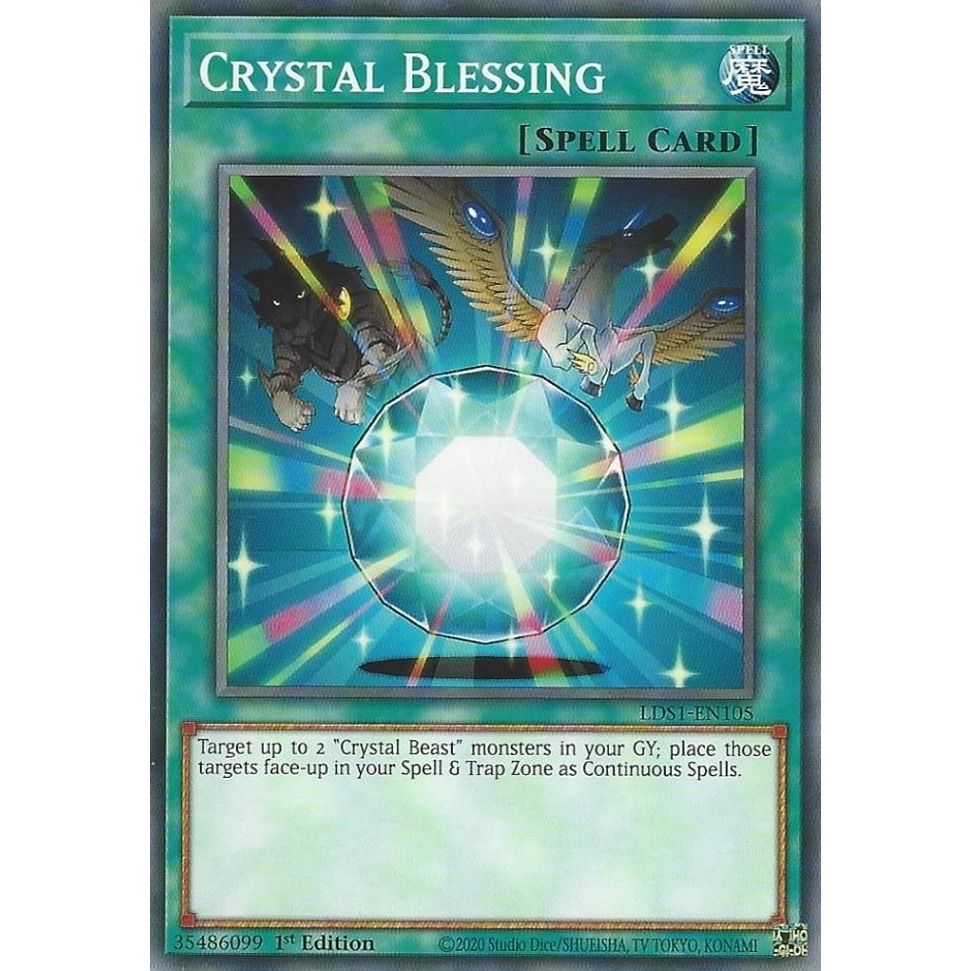 Image for Crystal Blessing (LDS1-EN105) (LDS1) - YuGiOh
