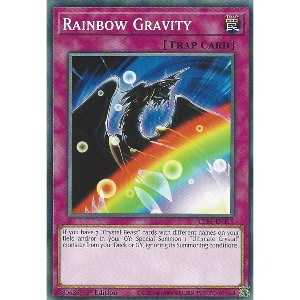 Image for Rainbow Gravity (LDS1-EN115) (LDS1) - YuGiOh