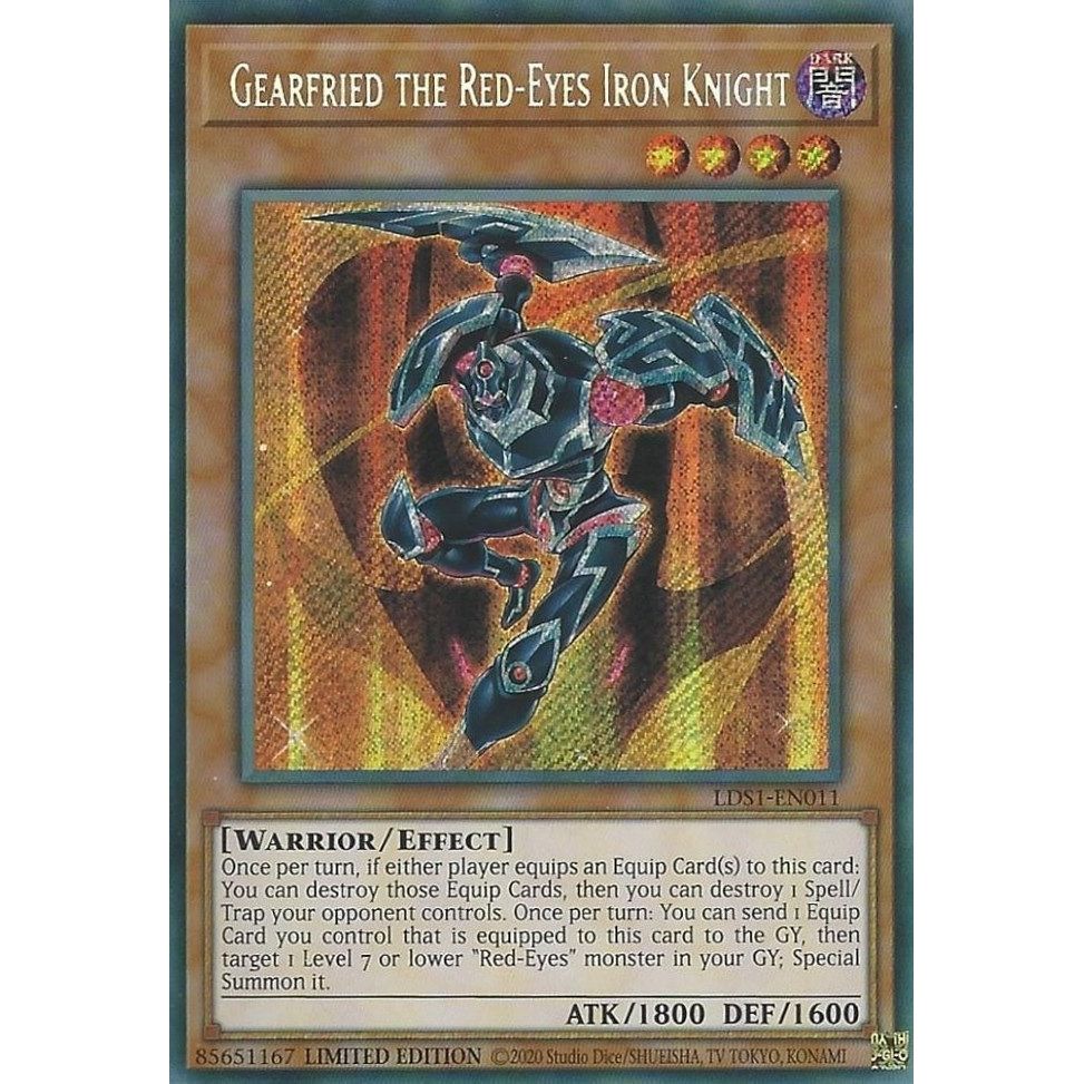 Image for Gearfried the Red-Eyes Iron Knight (LDS1-EN011) (LDS1) - YuGiOh