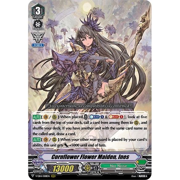 Image for Cornflower Flower Maiden, Ines (V-EB14/008EN) (V-EB14) - Cardfight Vanguard