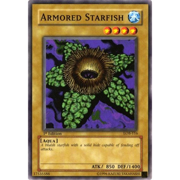 Image for Armored Starfish (LOB-116) (LOB) - YuGiOh