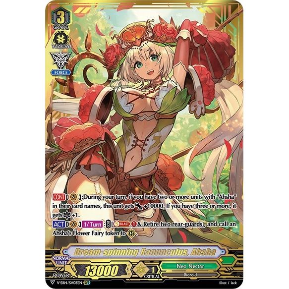 Image for Dream-spinning Ranunculus, Ahsha (SVR) (V-EB14/SV03EN) (V-EB14) - Cardfight Vanguard