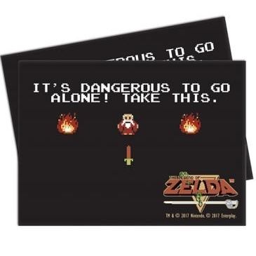 Image for The Legend of Zelda: It's Dangerous Deck Protector sleeves (65-Pack) - Card Sleeves