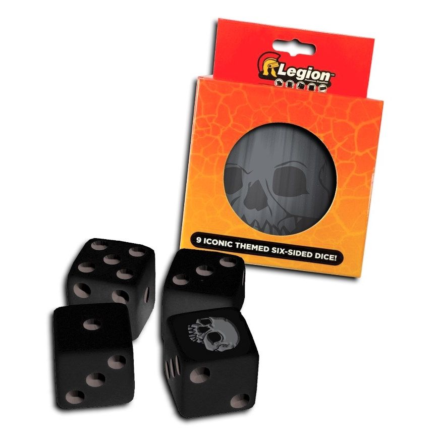Image for Iconic Dice Tin (16mm): Skull - Collectible Storage