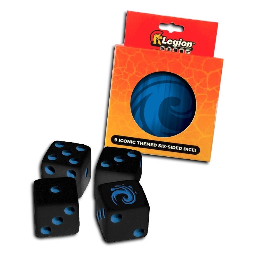 Image for Iconic Dice Tin (16mm): Water - Collectible Storage