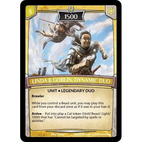 Image for Linda & Goblin, Dynamic Duo (PR2020-149) (PR) - Argent Saga TCG