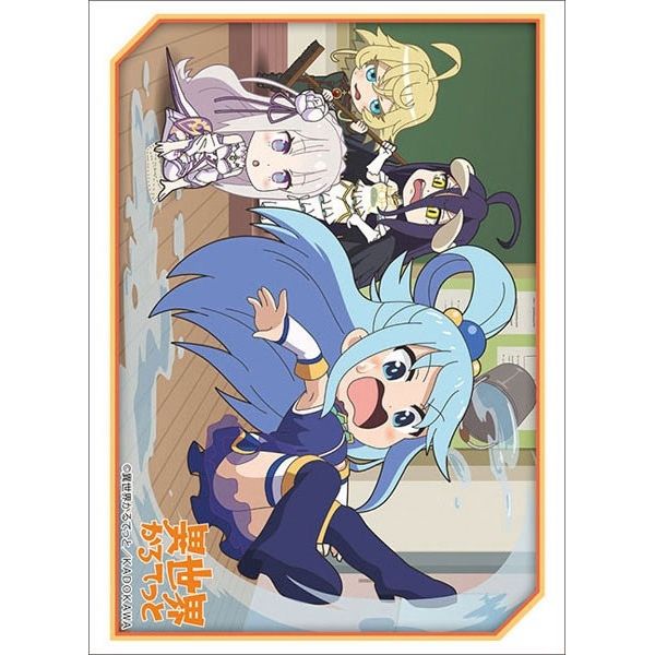 Image for Bushiroad Sleeve Collection HG Vol.2448: Isekai Quartet - Aqua, Emilia, Tanya, Albedo (60-Pack) - Card Sleeves