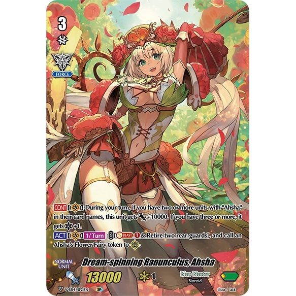 Image for Dream-spinning Ranunculus, Ahsha (SP) (V-EB14/SP21EN) (V-EB14) - Cardfight Vanguard