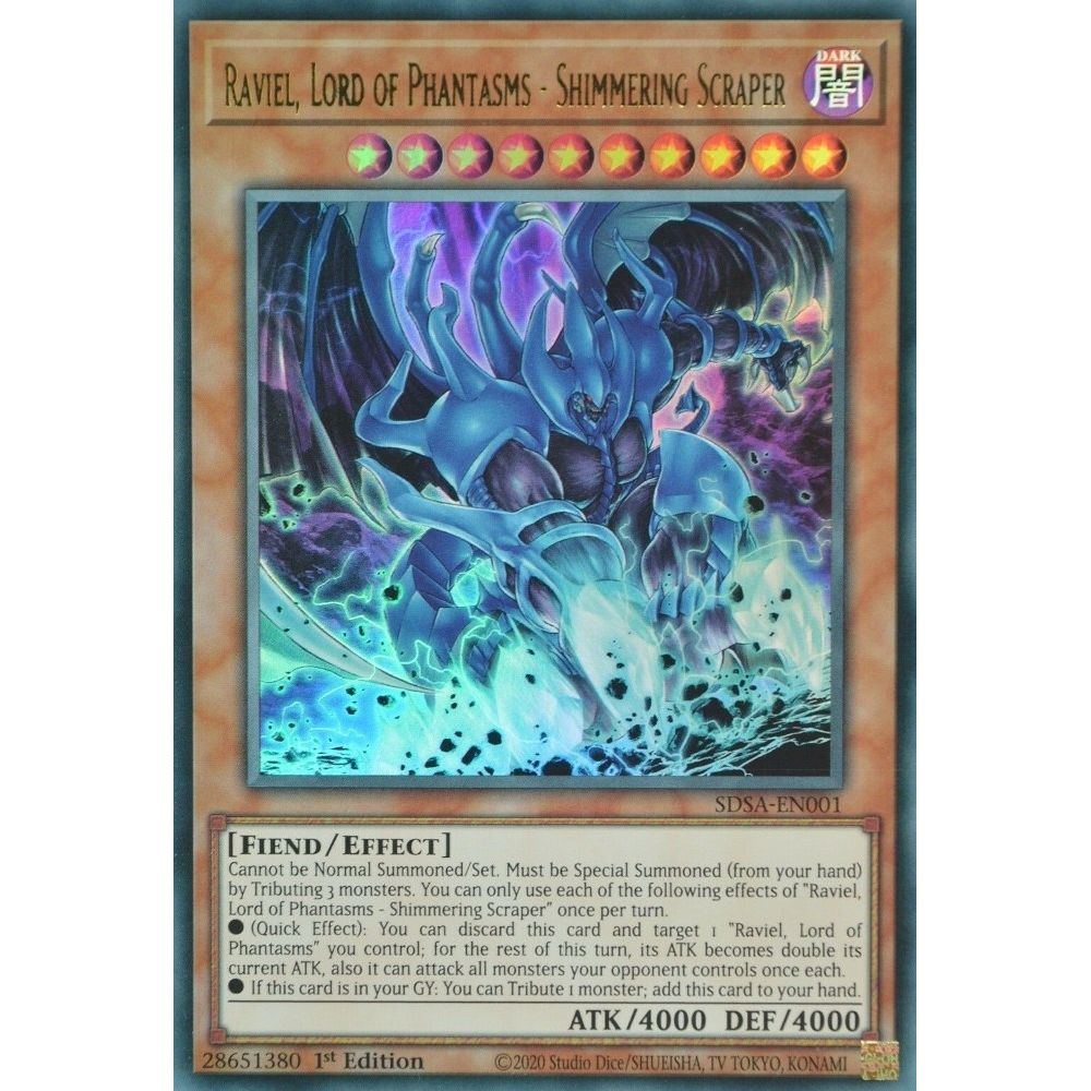 Image for Raviel, Lord of Phantasms - Shimmering Scraper (SDSA-EN001) (SDSA) - YuGiOh