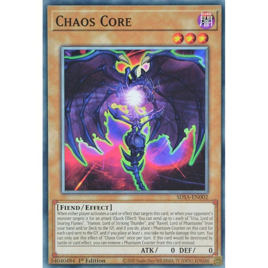 Image for Chaos Core (SDSA-EN002) (SDSA) - YuGiOh