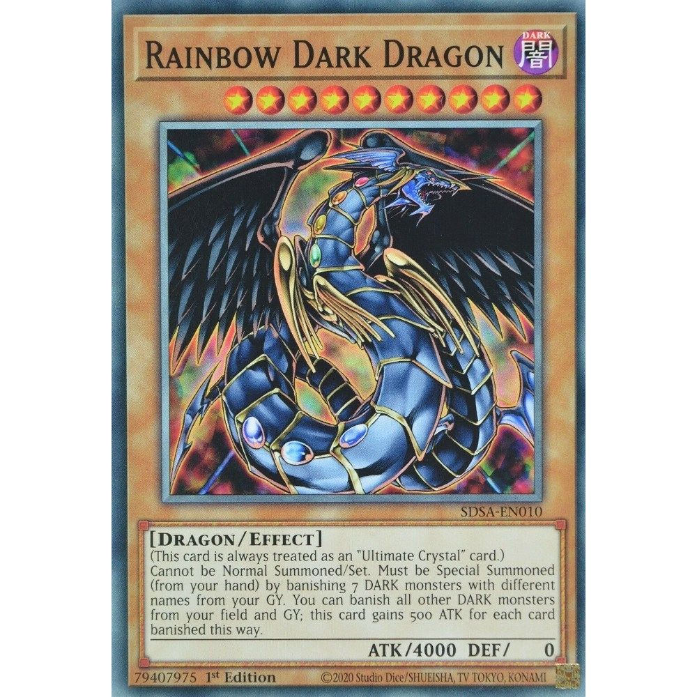 Image for Rainbow Dark Dragon (SDSA-EN010) (SDSA) - YuGiOh