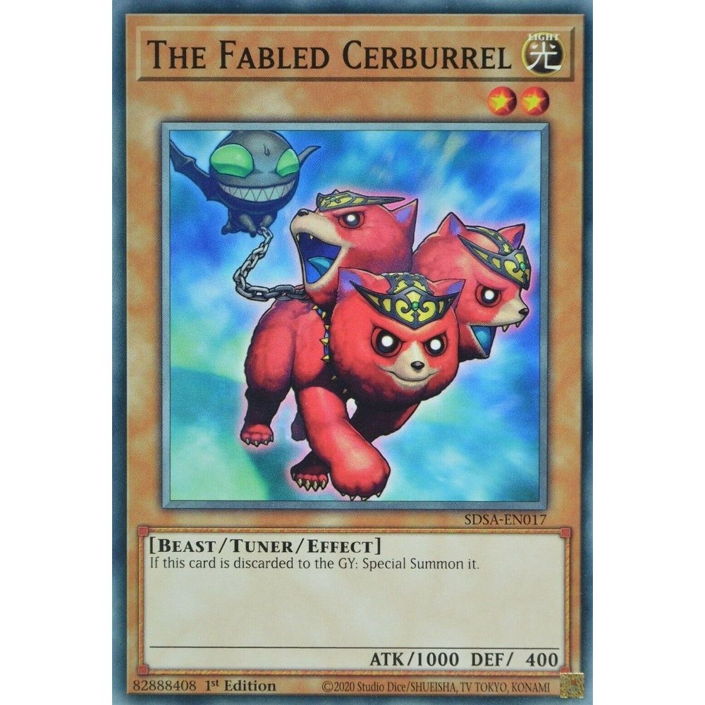 Image for The Fabled Cerburrel (SDSA-EN017) (SDSA) - YuGiOh