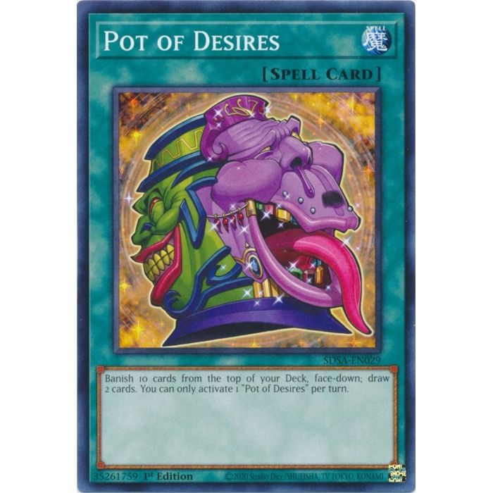 Image for Pot of Desires (SDSA-EN029) (SDSA) - YuGiOh