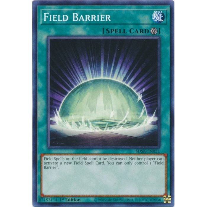 Image for Field Barrier (SDSA-EN031) (SDSA) - YuGiOh