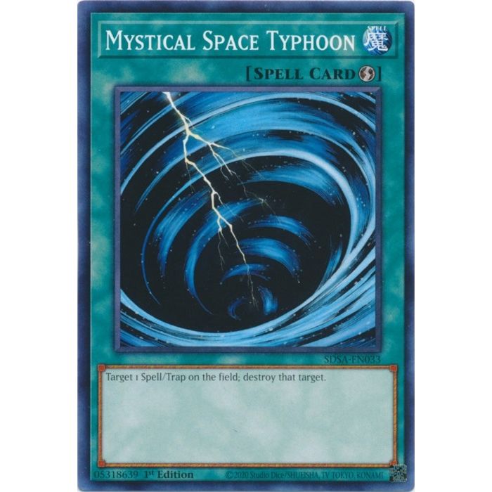 Image for Mystical Space Typhoon (SDSA-EN033) (SDSA) - YuGiOh