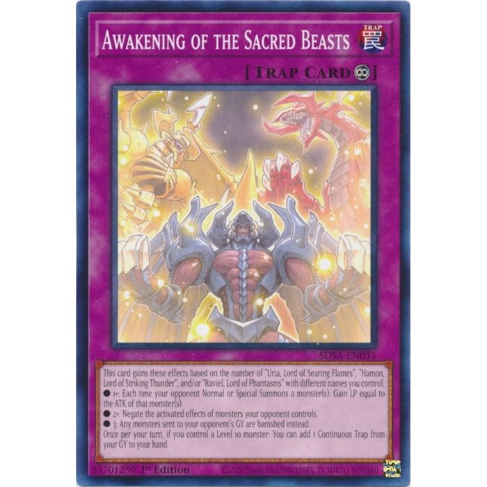 Image for Awakening of the Sacred Beasts (SDSA-EN035) (SDSA) - YuGiOh