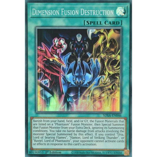 Image for Dimension Fusion Destruction (SDSA-EN046) (SDSA) - YuGiOh