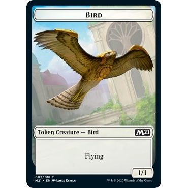 Image for Bird // Saproling Double-Sided Token (2 // 12) (M21) - Magic: The Gathering