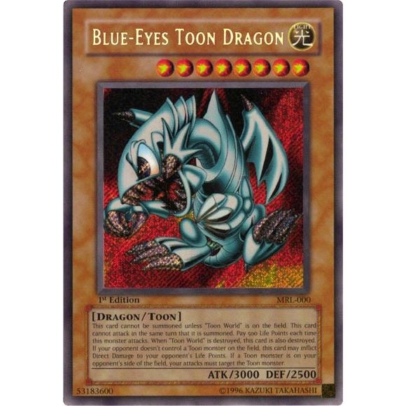 Image for Blue-Eyes Toon Dragon (MRL-000) (MRL-EN) - YuGiOh