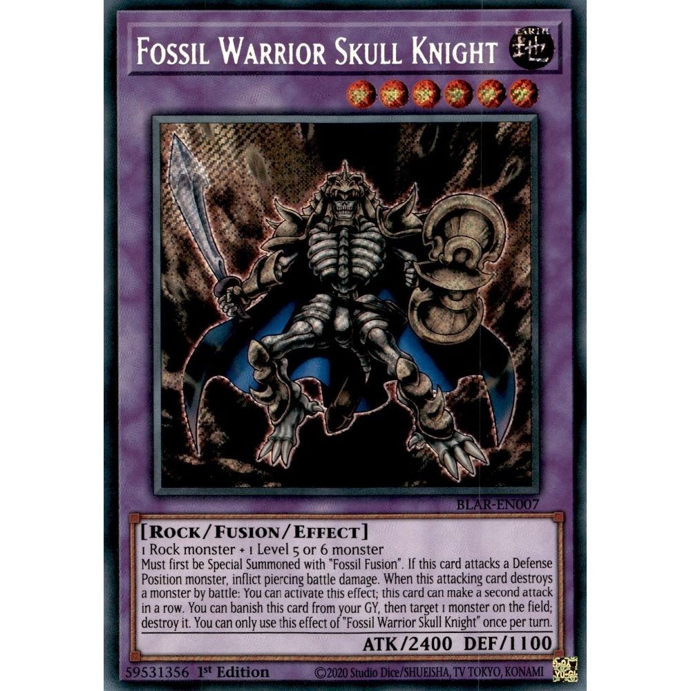 Image for Fossil Warrior Skull Knight (BLAR-EN007) (BLAR) - YuGiOh