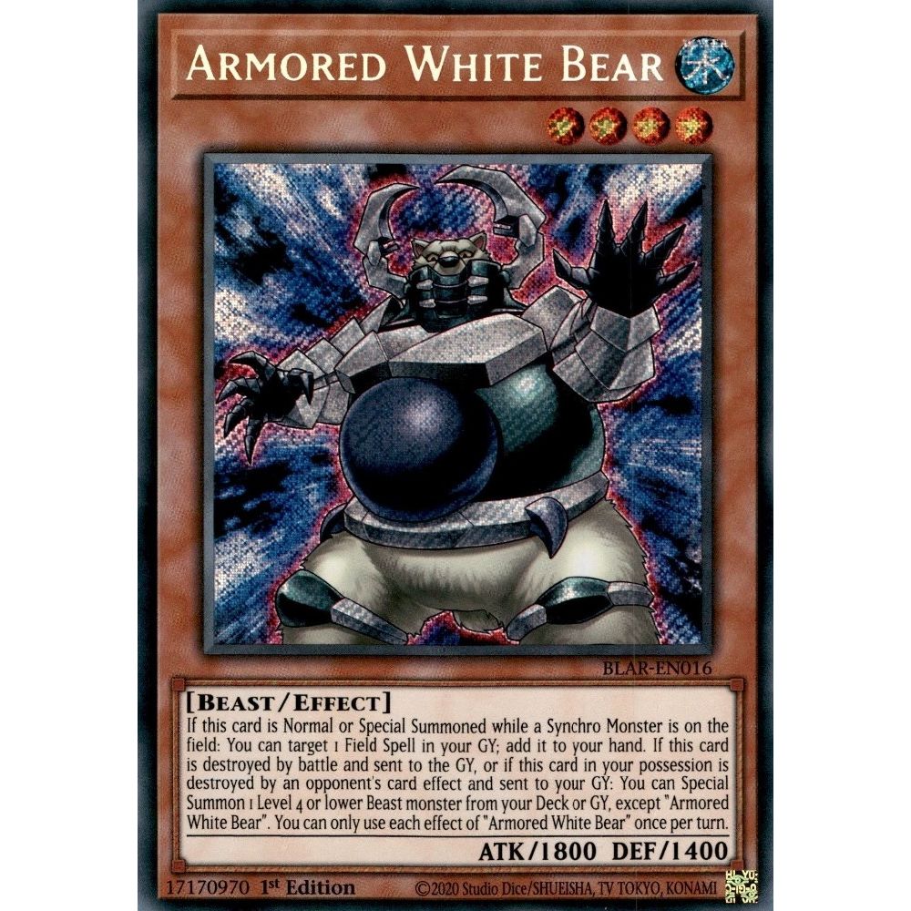 Image for Armored White Bear (BLAR-EN016) (BLAR) - YuGiOh