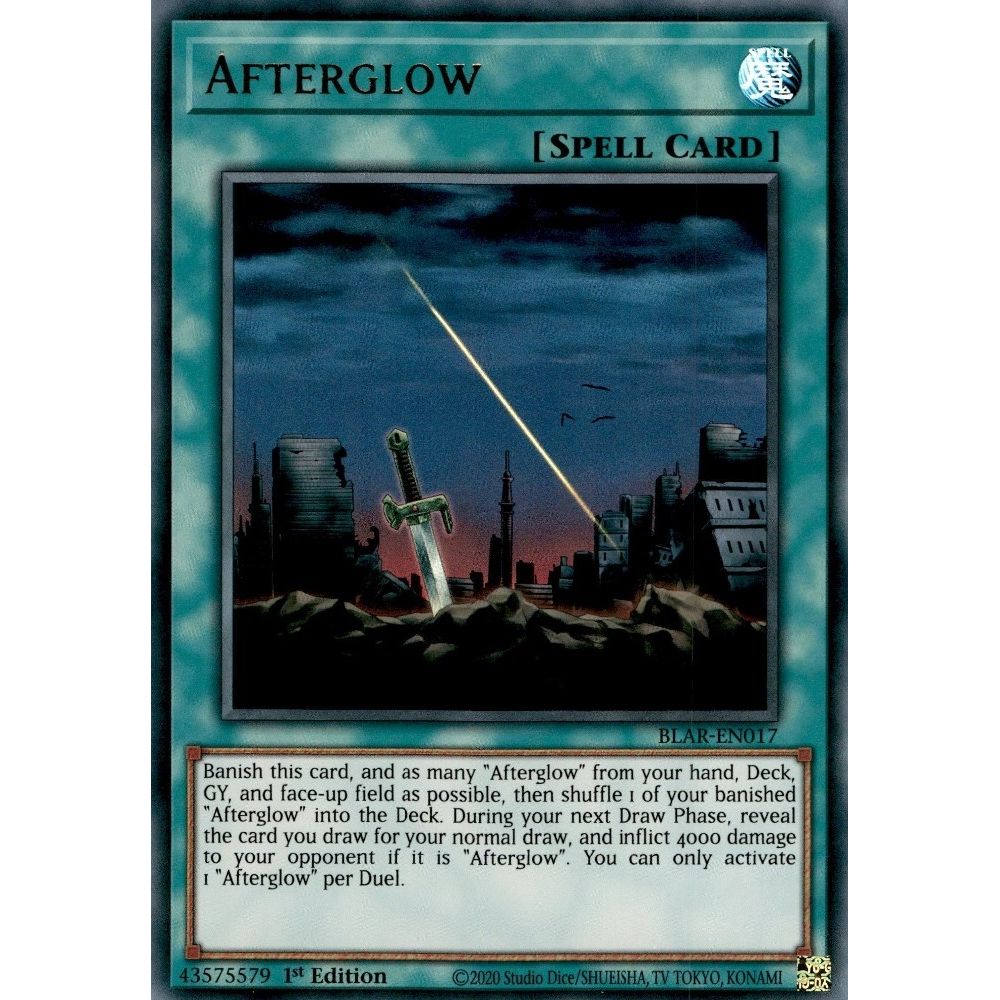 Image for Afterglow (BLAR-EN017) (BLAR) - YuGiOh