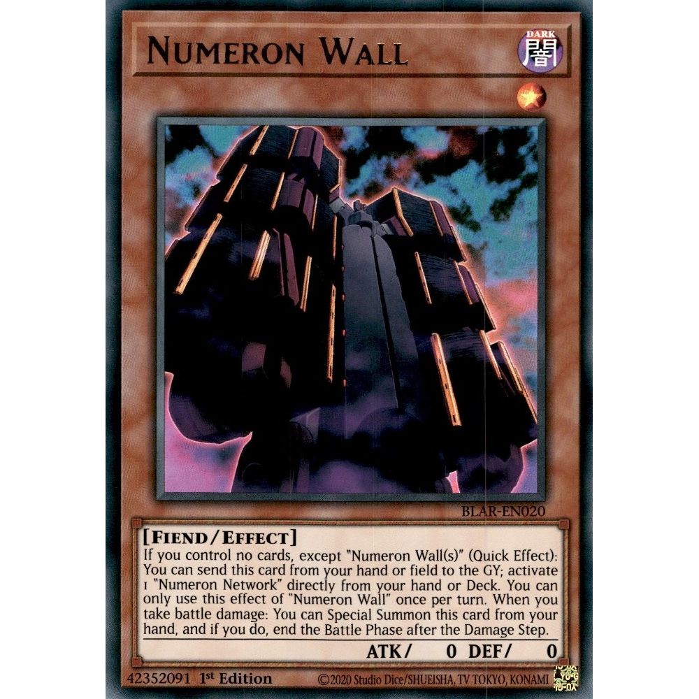 Image for Numeron Wall (BLAR-EN020) (BLAR) - YuGiOh