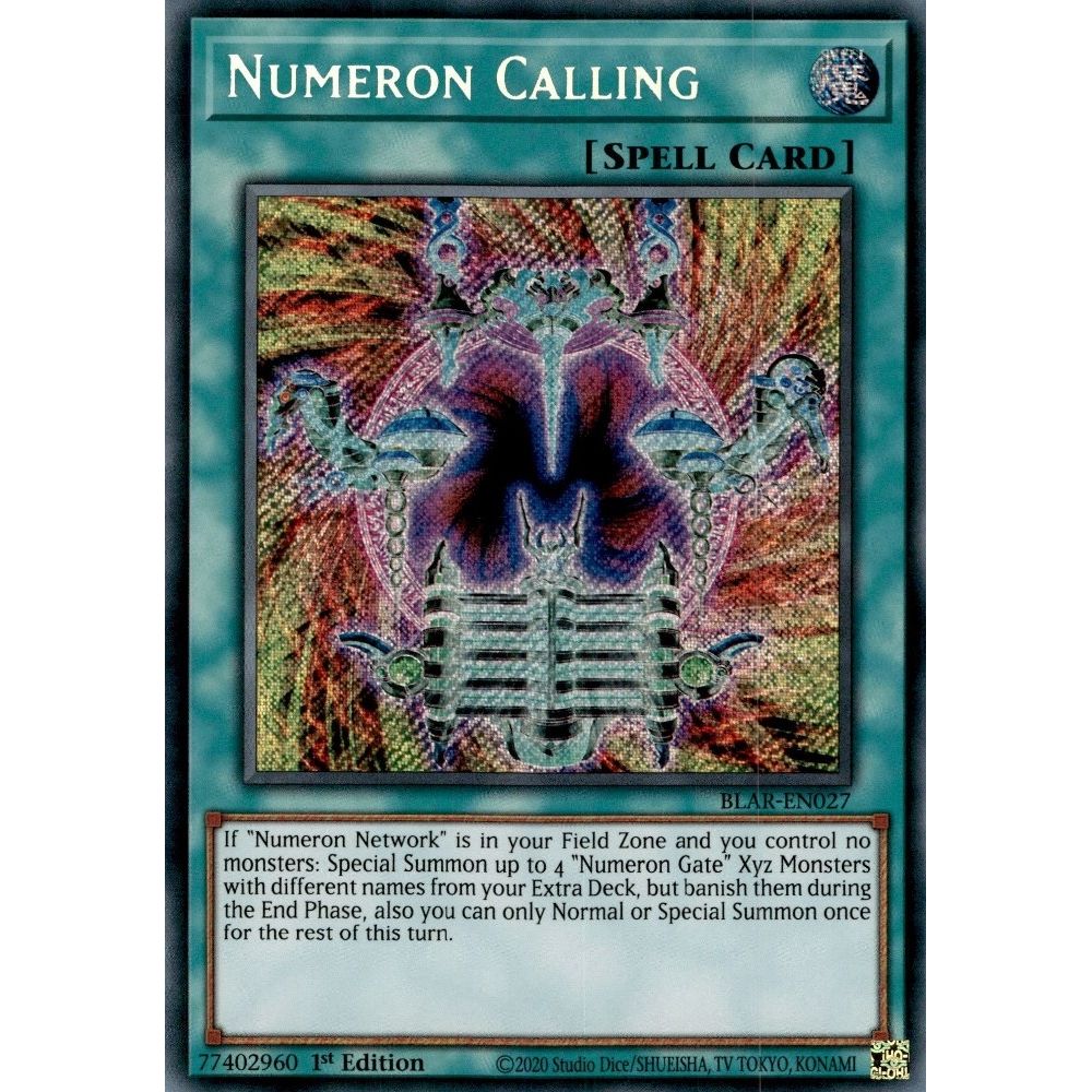 Image for Numeron Calling (BLAR-EN027) (BLAR) - YuGiOh