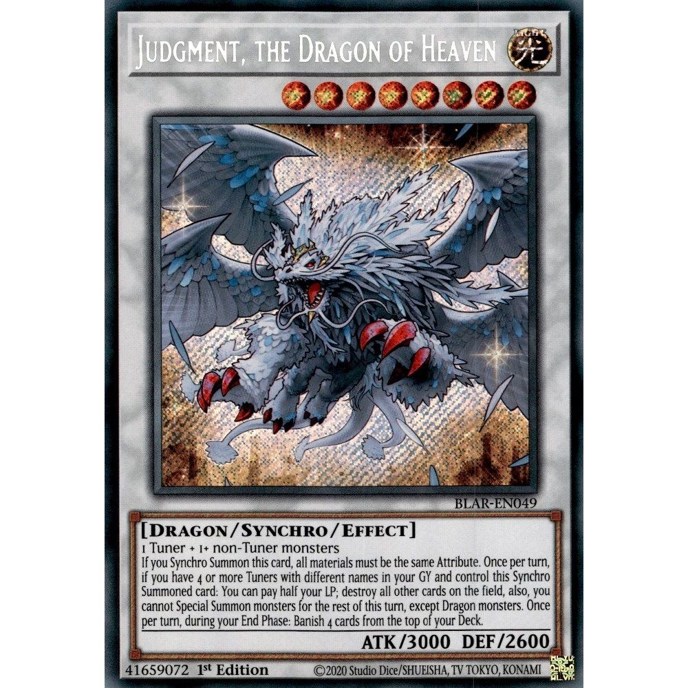 Image for Judgment, the Dragon of Heaven (BLAR-EN049) (BLAR) - YuGiOh