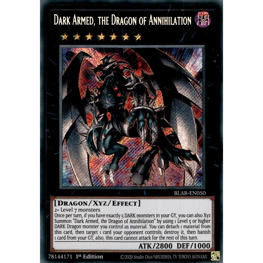 Image for Dark Armed, the Dragon of Annihilation (BLAR-EN050) (BLAR) - YuGiOh