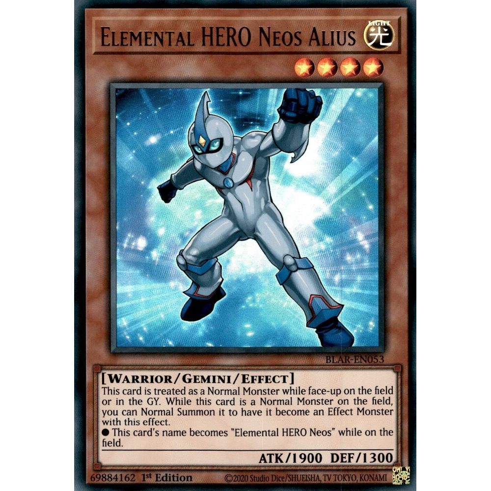 Image for Elemental HERO Neos Alius (BLAR-EN053) (BLAR) - YuGiOh
