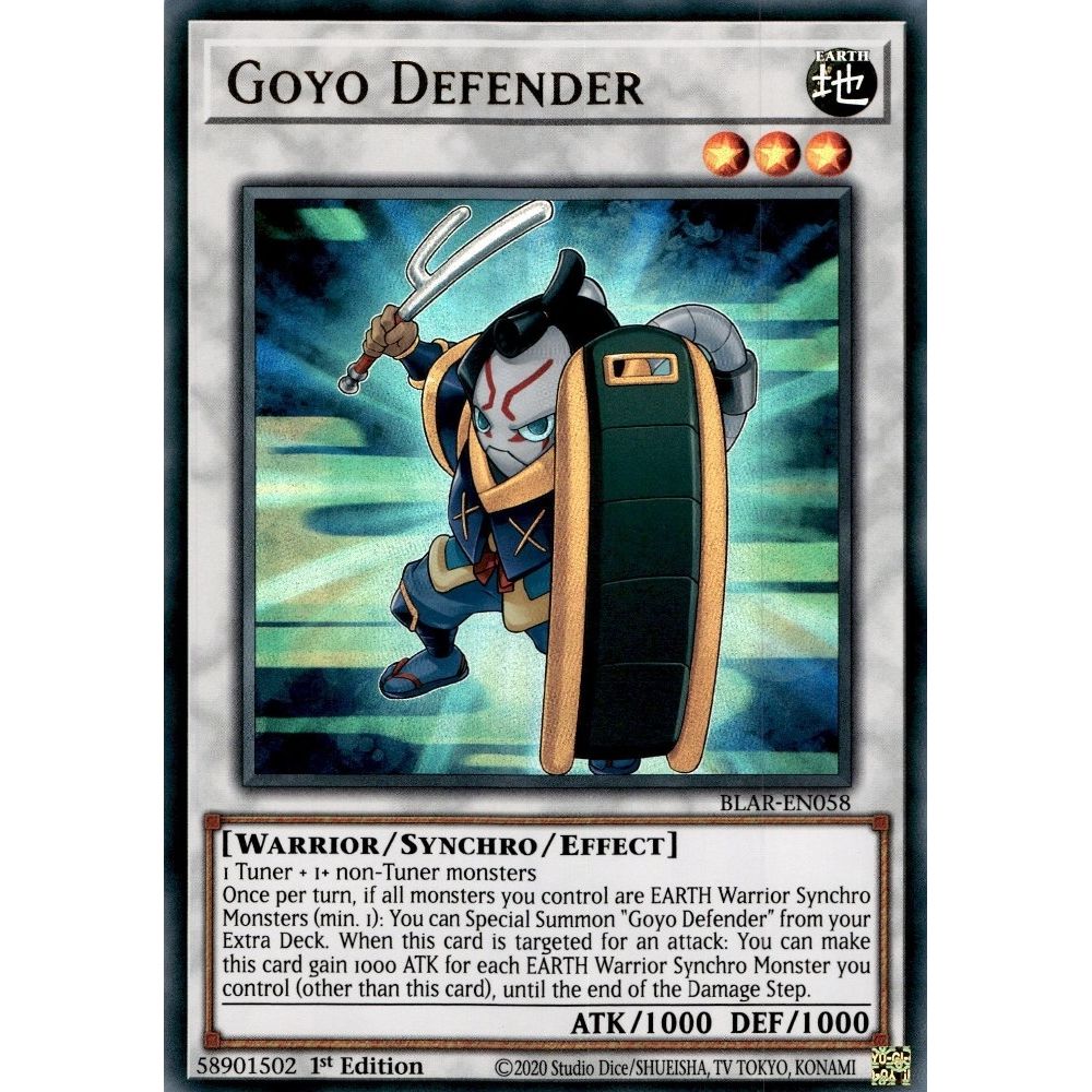 Image for Goyo Defender (BLAR-EN058) (BLAR) - YuGiOh