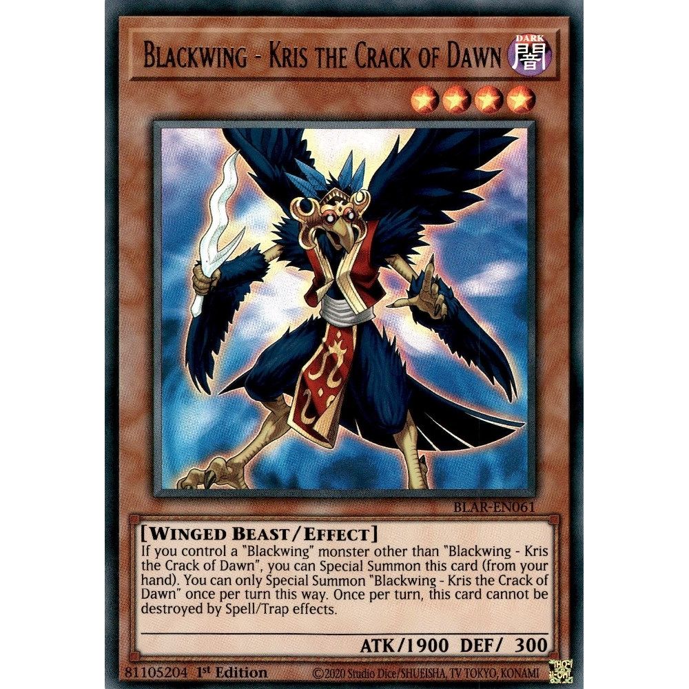 Image for Blackwing - Kris the Crack of Dawn (BLAR-EN061) (BLAR) - YuGiOh