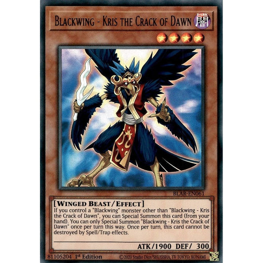 Image for Blackwing - Kris the Crack of Dawn (BLAR-EN061) (BLAR) - YuGiOh