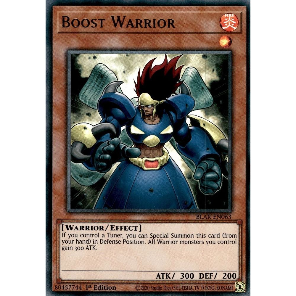 Image for Boost Warrior (BLAR-EN063) (BLAR) - YuGiOh