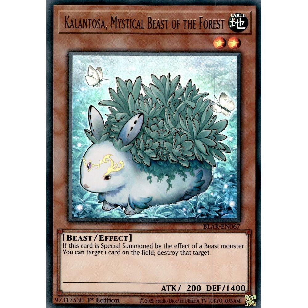 Image for Kalantosa, Mystical Beast of the Forest (BLAR-EN067) (BLAR) - YuGiOh