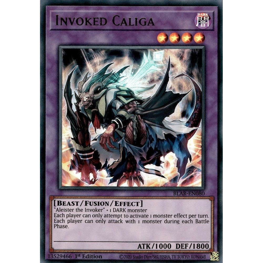 Image for Invoked Caliga (BLAR-EN080) (BLAR) - YuGiOh