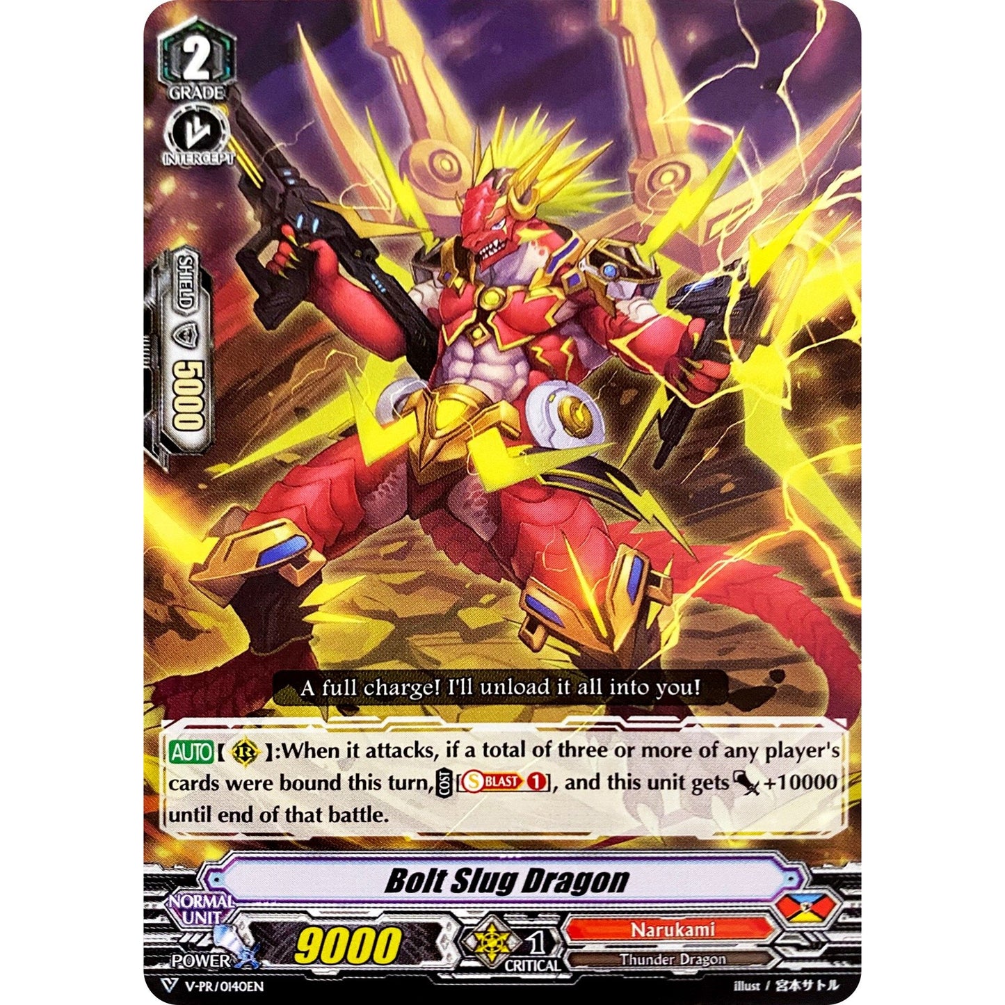 Image for Bolt Slug Dragon (V-PR/0140EN) (VPR) - Cardfight Vanguard